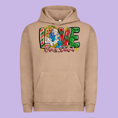 Love Came Down Urban Hoodie Designed By Cowhidedigitalart