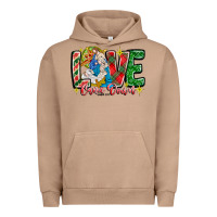 Pigment Burro Love Came Down Urban Hoodie - CowhideDigitalArt