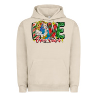 Pigment French Oak Love Came Down Urban Hoodie - CowhideDigitalArt