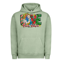 Pigment Oil Green Love Came Down Urban Hoodie - CowhideDigitalArt