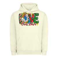 Pigment Pistachio Love Came Down Urban Hoodie - CowhideDigitalArt