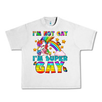 Lunar Rock LGBTQ I'm Not Gay I'm Super Gay Urban Heavy Tee - BundleAndBundleShop