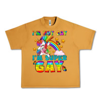 Peanut Butter LGBTQ I'm Not Gay I'm Super Gay Urban Heavy Tee - BundleAndBundleShop