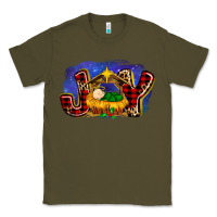 Army Green baby jesus joy Classic Tee - MaliasSmallBusiness