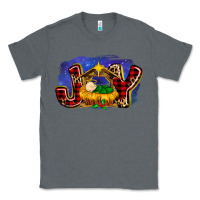 Charcoal Heather baby jesus joy Classic Tee - MaliasSmallBusiness