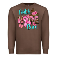 Chestnut Faith hope cure Breast Cancer Premium Sweatshirt - FaDigitalArtStudio