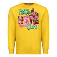 Lemon Faith hope cure Breast Cancer Premium Sweatshirt - FaDigitalArtStudio