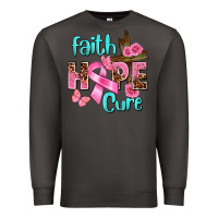 Smoke Faith hope cure Breast Cancer Premium Sweatshirt - FaDigitalArtStudio