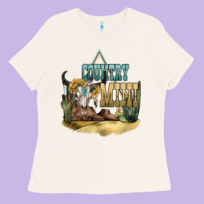 Country Mini Ladies Tee Designed By Nancycooperartshop