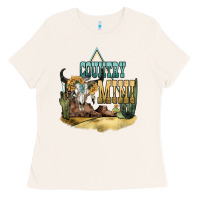 Bone country mini Ladies Tee - NancyCooperArtShop