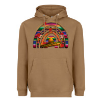 Toasted Coconut Mexico rainbow Heavyweight Hoodie - FaDigitalArtStudio
