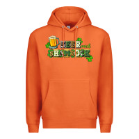Carrot Beer and shamrock Premium Hoodie - CowGirlArtShop