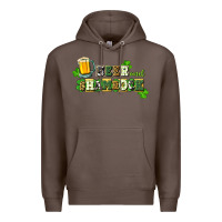 Coffee Beer and shamrock Premium Hoodie - CowGirlArtShop