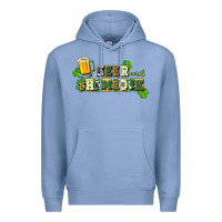 Colony Blue Beer and shamrock Premium Hoodie - CowGirlArtShop