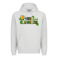 Dove Grey Beer and shamrock Premium Hoodie - CowGirlArtShop