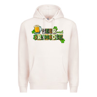 Pale Pink Beer and shamrock Premium Hoodie - CowGirlArtShop