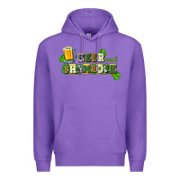 Purple Beer and shamrock Premium Hoodie - CowGirlArtShop