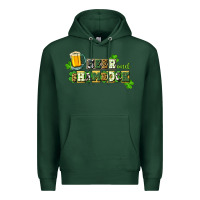 Sports Green Beer and shamrock Premium Hoodie - CowGirlArtShop