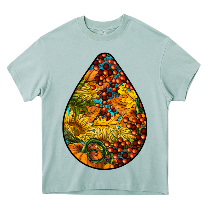 Fall Teardrop Heavy Core Tee by LillyAllenDesigns | Teevron