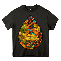 Asphalt Fall Teardrop Heavy Core Tee - LillyAllenDesigns