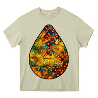 Mossy Fall Teardrop Heavy Core Tee - LillyAllenDesigns
