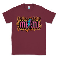 Burgundy Leopard Mimi Lightning Classic Tee - RanaPortraitStore