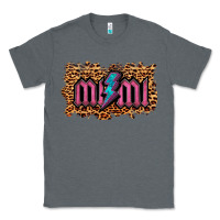 Charcoal Heather Leopard Mimi Lightning Classic Tee - RanaPortraitStore