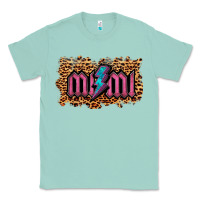 Seafoam Leopard Mimi Lightning Classic Tee - RanaPortraitStore