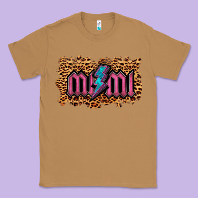 Leopard Mimi Lightning Classic Tee Designed By Ranaportraitstore