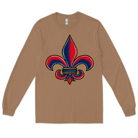 Toasted Coconut louisiana fleur de lis Long Sleeve Tee - BarkalooDesign