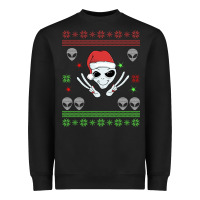 Black alien ugly christmas Heavyweight Sweatshirt - Bettercallsaul