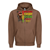 Chestnut juneteenth breaking every chain since 1865 woman f Zipper Hoodie - CowGirlArtShop