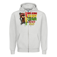 Dove Grey juneteenth breaking every chain since 1865 woman f Zipper Hoodie - CowGirlArtShop