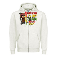 Oatmeal Heather juneteenth breaking every chain since 1865 woman f Zipper Hoodie - CowGirlArtShop