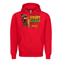 Red juneteenth breaking every chain since 1865 woman f Zipper Hoodie - CowGirlArtShop