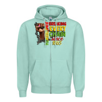 Seafoam juneteenth breaking every chain since 1865 woman f Zipper Hoodie - CowGirlArtShop