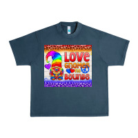 Midnight Navy LGBTQ+ Love Gnomes No Bounds Tumbler Urban Heavy Tee - BundleAndBundleShop