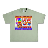 Oil Green LGBTQ+ Love Gnomes No Bounds Tumbler Urban Heavy Tee - BundleAndBundleShop