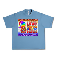 Pebble Blue LGBTQ+ Love Gnomes No Bounds Tumbler Urban Heavy Tee - BundleAndBundleShop