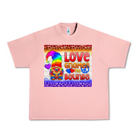 Salmon LGBTQ+ Love Gnomes No Bounds Tumbler Urban Heavy Tee - BundleAndBundleShop