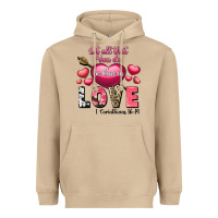 Mushroom Let all that you do be in love Valentine's Day Heavyweight Hoodie - FaDigitalArtStudio