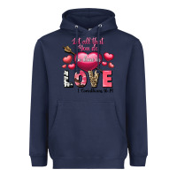Navy Let all that you do be in love Valentine's Day Heavyweight Hoodie - FaDigitalArtStudio