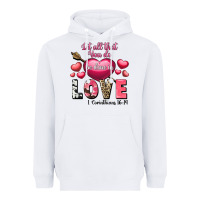 White Let all that you do be in love Valentine's Day Heavyweight Hoodie - FaDigitalArtStudio