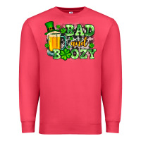 Cardinal St. Patrick's Bad and boozy Premium Sweatshirt - OliviaCreatesArt