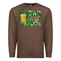 Chestnut St. Patrick's Bad and boozy Premium Sweatshirt - OliviaCreatesArt