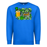 True Royal St. Patrick's Bad and boozy Premium Sweatshirt - OliviaCreatesArt