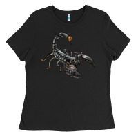 Black scorpion Ladies Tee - LillyAllenDesigns