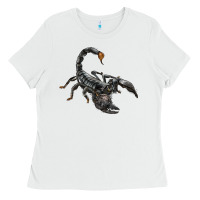 White scorpion Ladies Tee - LillyAllenDesigns