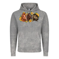 Cloud Rock western horses Vintage Hoodie - MaliasSmallBusiness