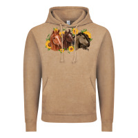 Western Horses Vintage Hoodie | Teevron